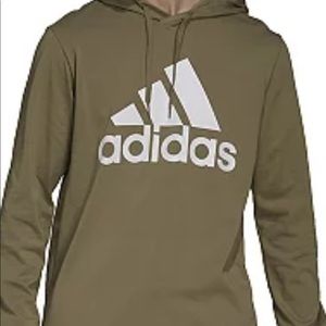 Adidas Big Logo Hooded Long sleeve T shirt